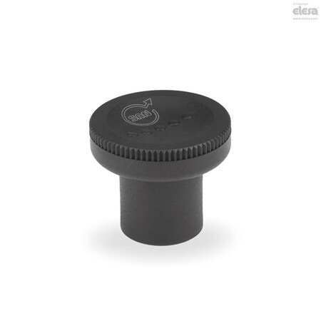 Elesa Knurled grip knobs, EKK.21-SST M5-SAN-C1 EKK-SST-SAN